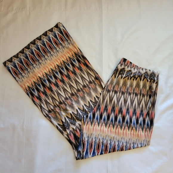 Chico's Casual Wide Leg Summer Pants Chico's Size 1 - Picture 2 of 9